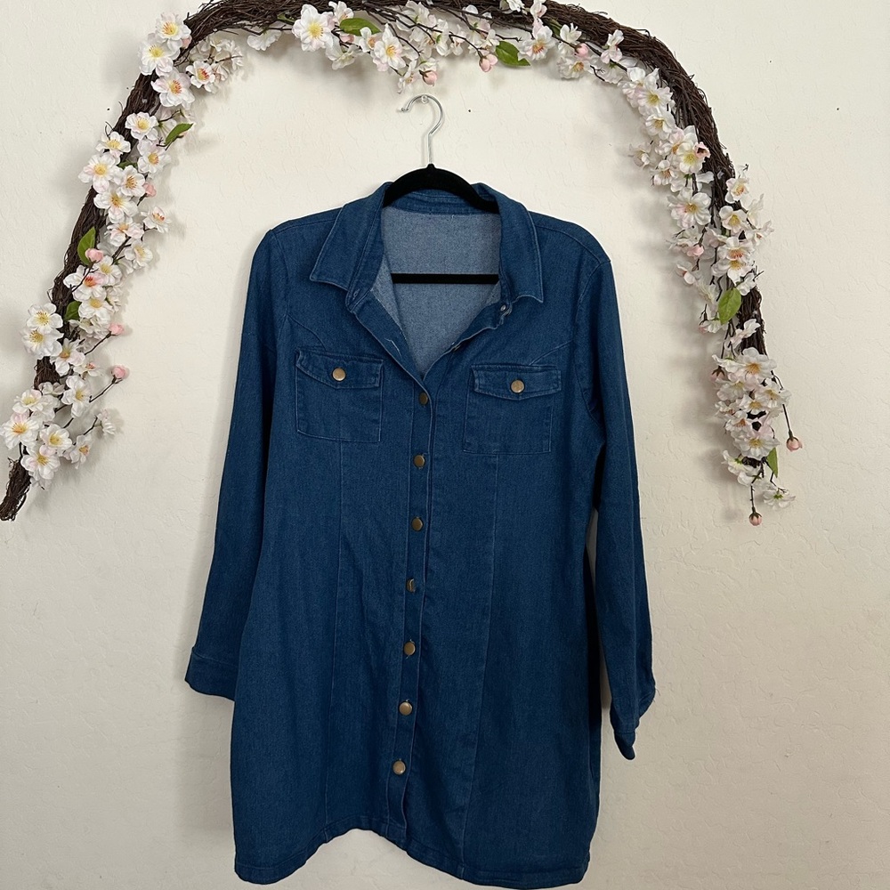 Denim dress
